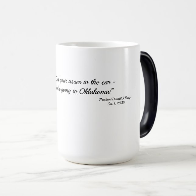 Mug Magic Trump@Tasse Oklahoma (Devant droit)