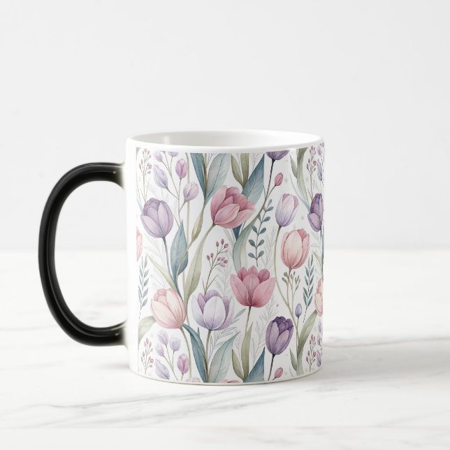 Mug Magic Tulipe scandinave modèle floral (Gauche)