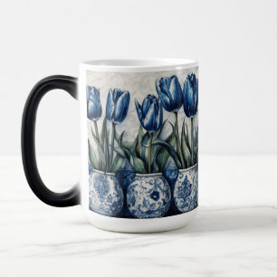 Mug Magic Tulipes en bleu de Delft