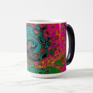 Mug Magic Turquoise Trippeyant Abstrait Rétro Tourbillon Liq