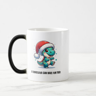 Mug Magic Un Dinosaure Peut Aussi S'Amuser !