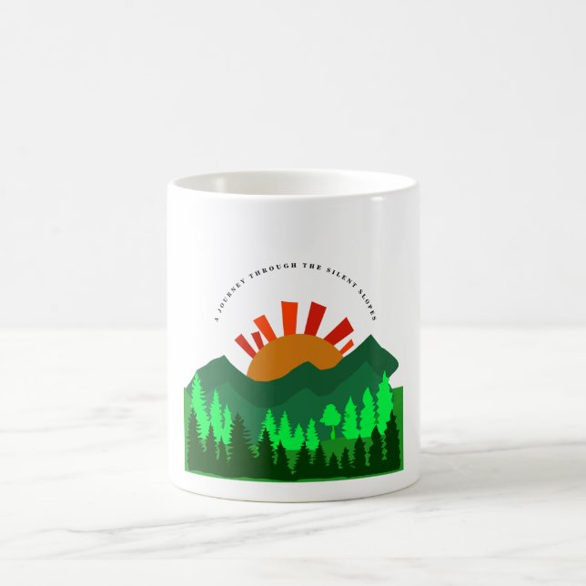 Mug Magic Un voyage à travers les pentes silencieuses Rétro  (Centre)