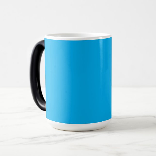 Mug Magic Une texture bleu clair uni remplit tout le cadre (Devant gauche)