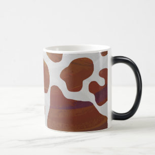 Mug Magic Vache Marron et Blanc Imprimé