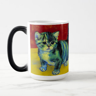 Mug Magic Van Gogh Tabby Cat