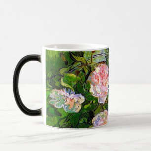 Mug Magic Van Gogh Vie morte avec des roses roses roses