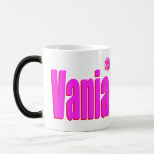 Mug Magic Vania Female Name Logo,