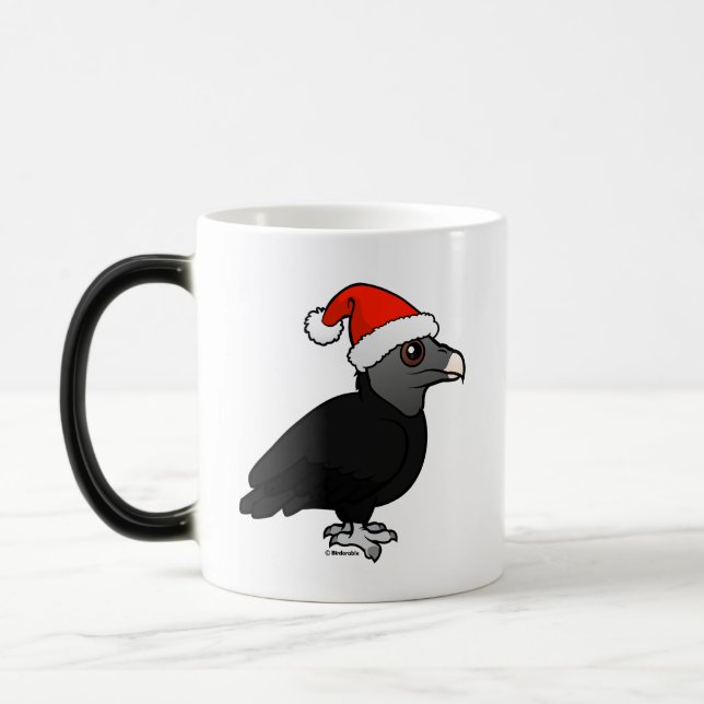 Mug Magic Vautour noir Père Noël (Gauche)