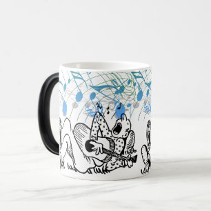 Mug Magic Vibes musicales : Homme chantant et jouant de la g