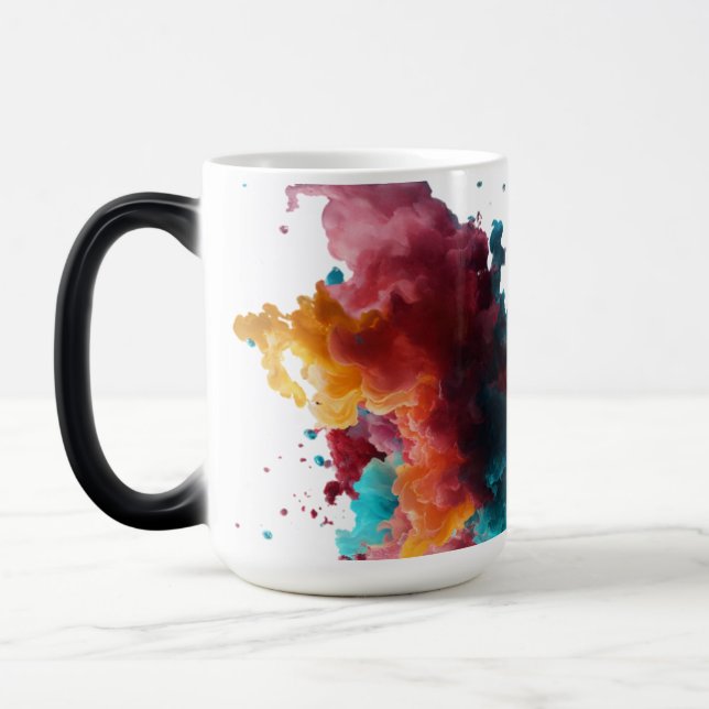 Mug Magic Vibrant Abstrait Couleur Tache (Gauche)