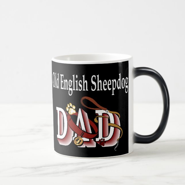 Mug Magic Vieux anglais Sheepdog DadGifts (Droite)
