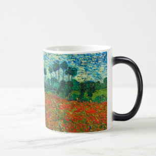 Mug Magic Vincent Van Gogh Poppy Field Floral Art Vintage