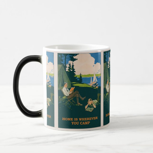 Mug Magic Vintage Camping Site Adventure (Gauche)