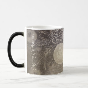 Mug Magic Vintage Motif de Noël avec Cookies et Café