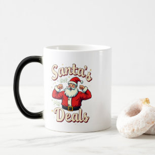 Mug Magic Vintage Rétro Drôle Père Noël Flexion Offres de No
