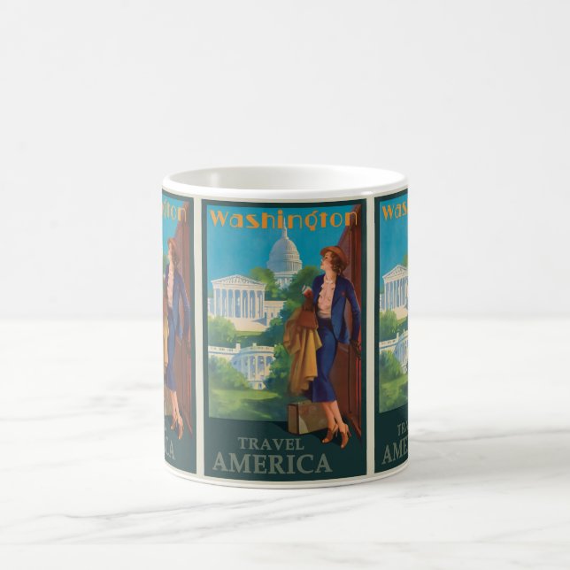 Mug Magic Vintage Washington DC : American Travel (Centre)