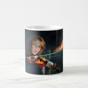 Mug Magic Violon en feu