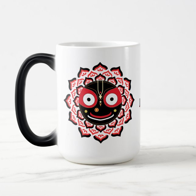 Mug Magic Visage de Lord Jagannath Chakra Dieu hindou (Gauche)