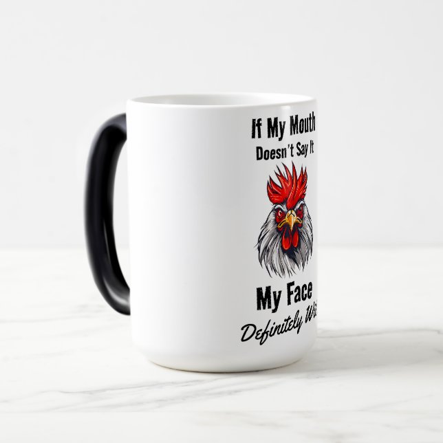 Mug Magic Visage en colère (Devant gauche)