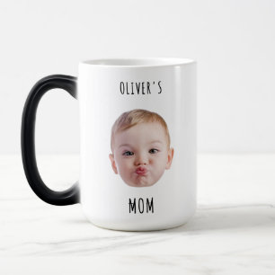 Mug Magic Visage personnalisé bébé avec enfants cadeau photo