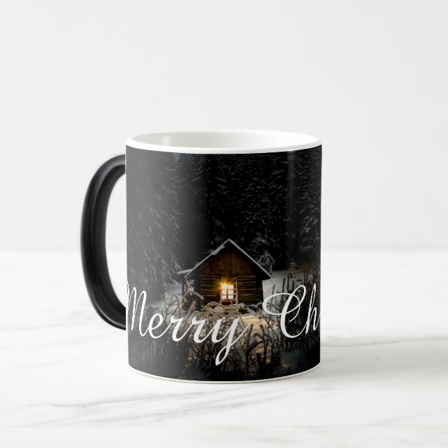 Mug Magic Vœux de Noël avec Maison de Sorcière (Devant gauche)