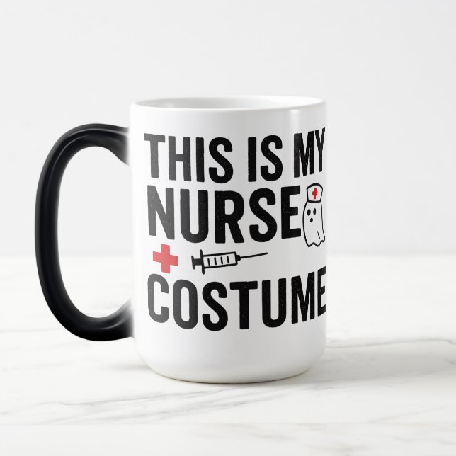Mug Magic Voici Mon Costume D'Halloween Infirmière (Gauche)
