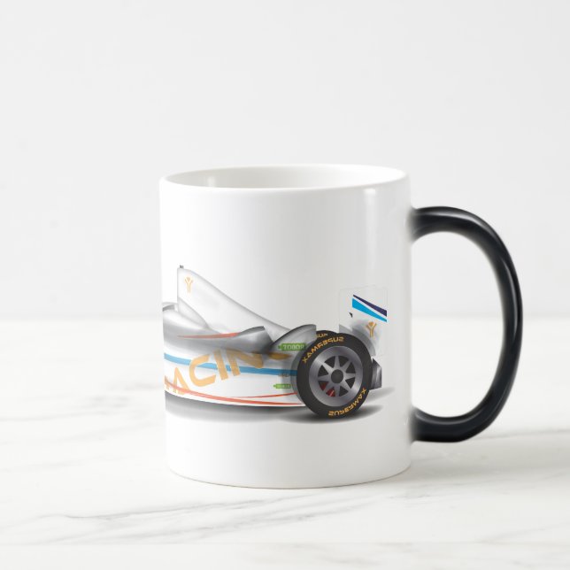 Mug Magic Voiture de course (Droite)