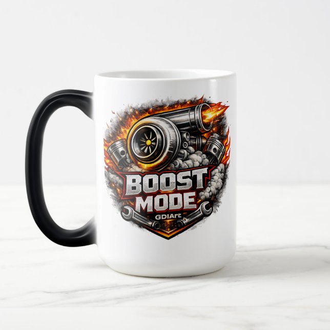 Mug Magic Voiture - MODE BOOST - Conception GDIArt (Gauche)