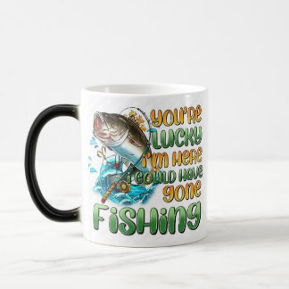 Mug Magic *"Votre jour de chance - La pêche à l'arme blanche