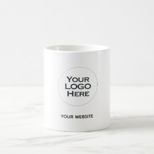 Mug Magic Votre logo ici - Café en céramique blanche standar
