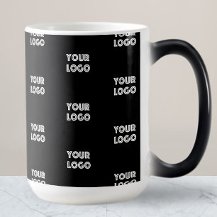 Mug Magic Votre logo simple logo répétitif Noir