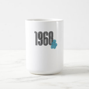 Mug Magic Voyage de paix Hippie 1968 Power Aqua