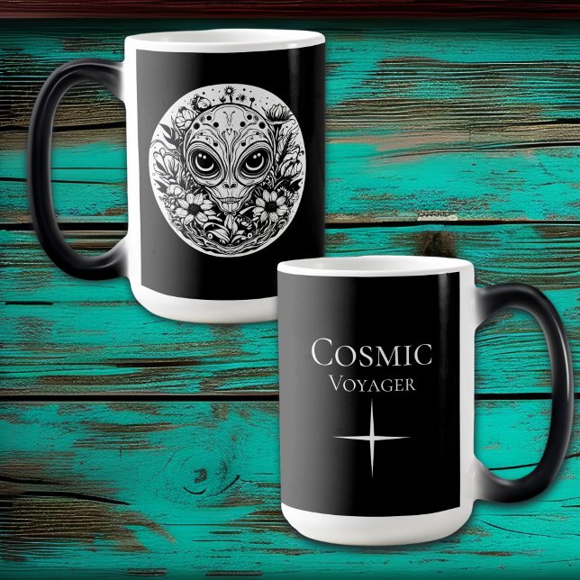 Mug Magic Voyager cosmique | Alien extraterrestre (Créateur téléchargé)