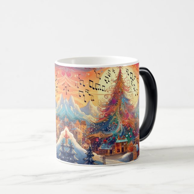 Mug Magic Whimsical Tree & Village Melody (Devant droit)