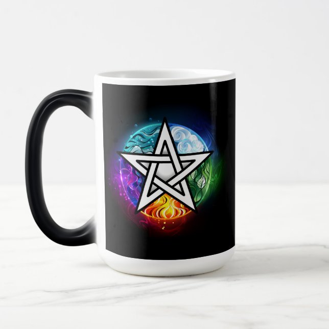 Mug Magic Wiccan pentagram (Gauche)