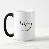 Wifey Elegant noir Script femmes blanches