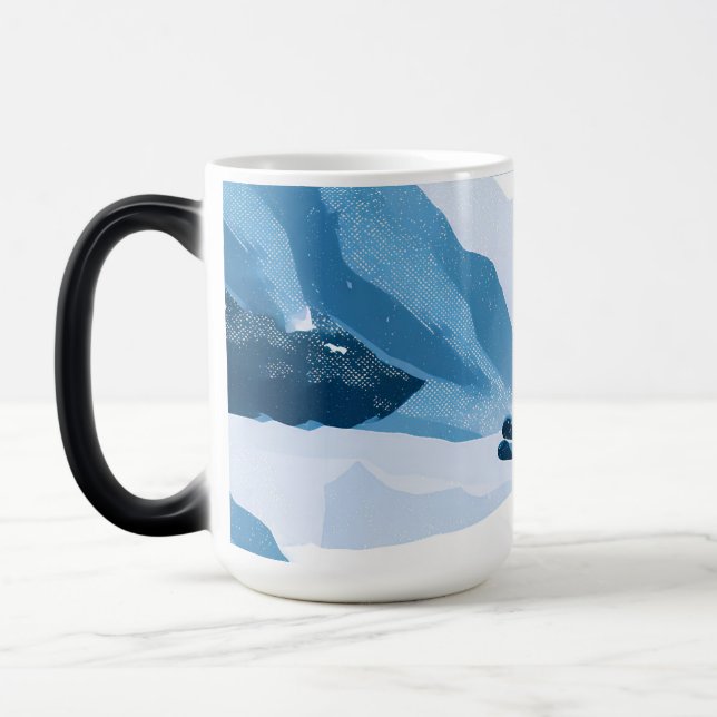 Mug Magic winter sports illustration (Gauche)