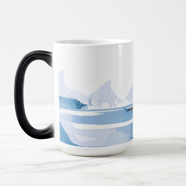 Mug Magic winter sports illustration (Gauche)