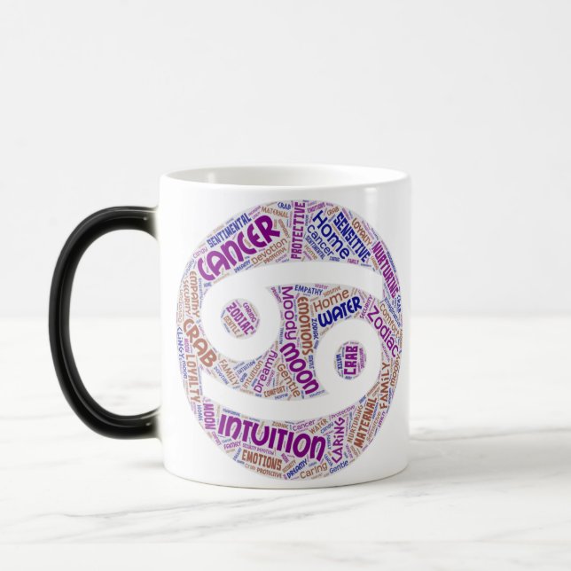 Mug Magic Zodiac-Cancer Word Art (Gauche)