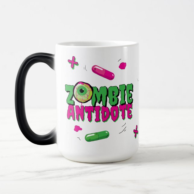 Mug Magic Zombie Antidote... Chut... Zombie à indicateur hum (Gauche)