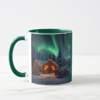 Mug Magical Winter Cabin Christmas