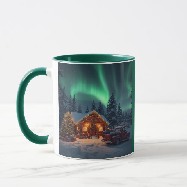 Mug Magical Winter Cabin Christmas (Gauche)
