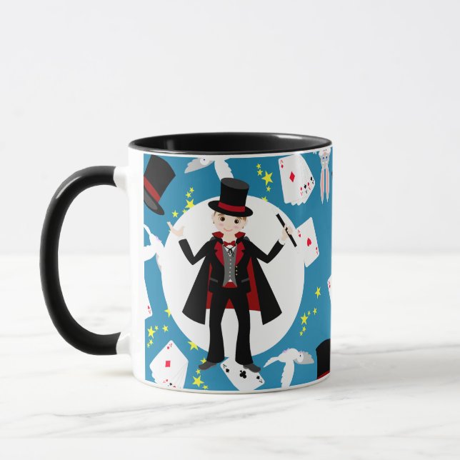 Mug Magicien Boy Show Fête d'anniversaire (Gauche)