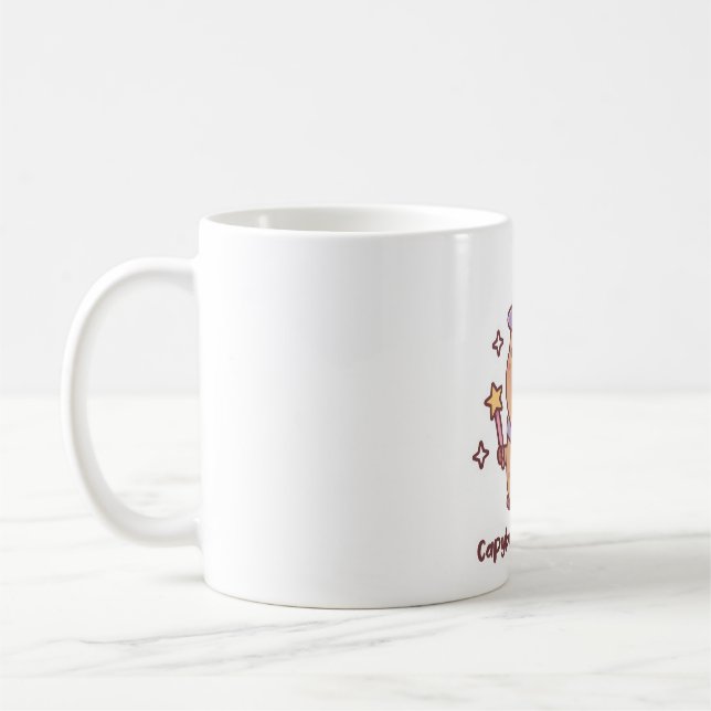 Mug Magicien Capybaracadabra Capybaracadabra Sympa Pun (Gauche)