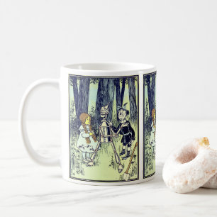 Mug Magicien vintage d'Oz, Dorothy rencontre le Tinman