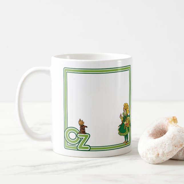 Mug Magicien Vintage Oz; Dorothy et Toto (Avec donut)