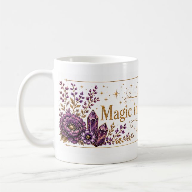 Mug Magie dans le Quotidien (Blanc) (Gauche)