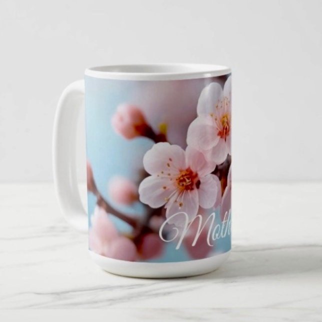 Mug Magie de Fleur Rose (Créateur téléchargé)