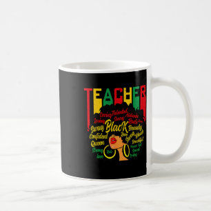 Mug Magie de l'enseignant noir Éducation à l'histoire