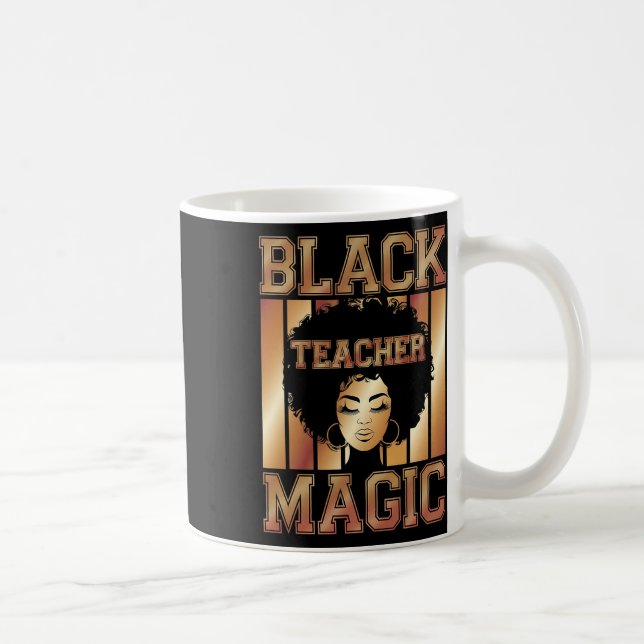 Mug Magie de l'enseignant noir Mois de l'histoire de l (Droite)
